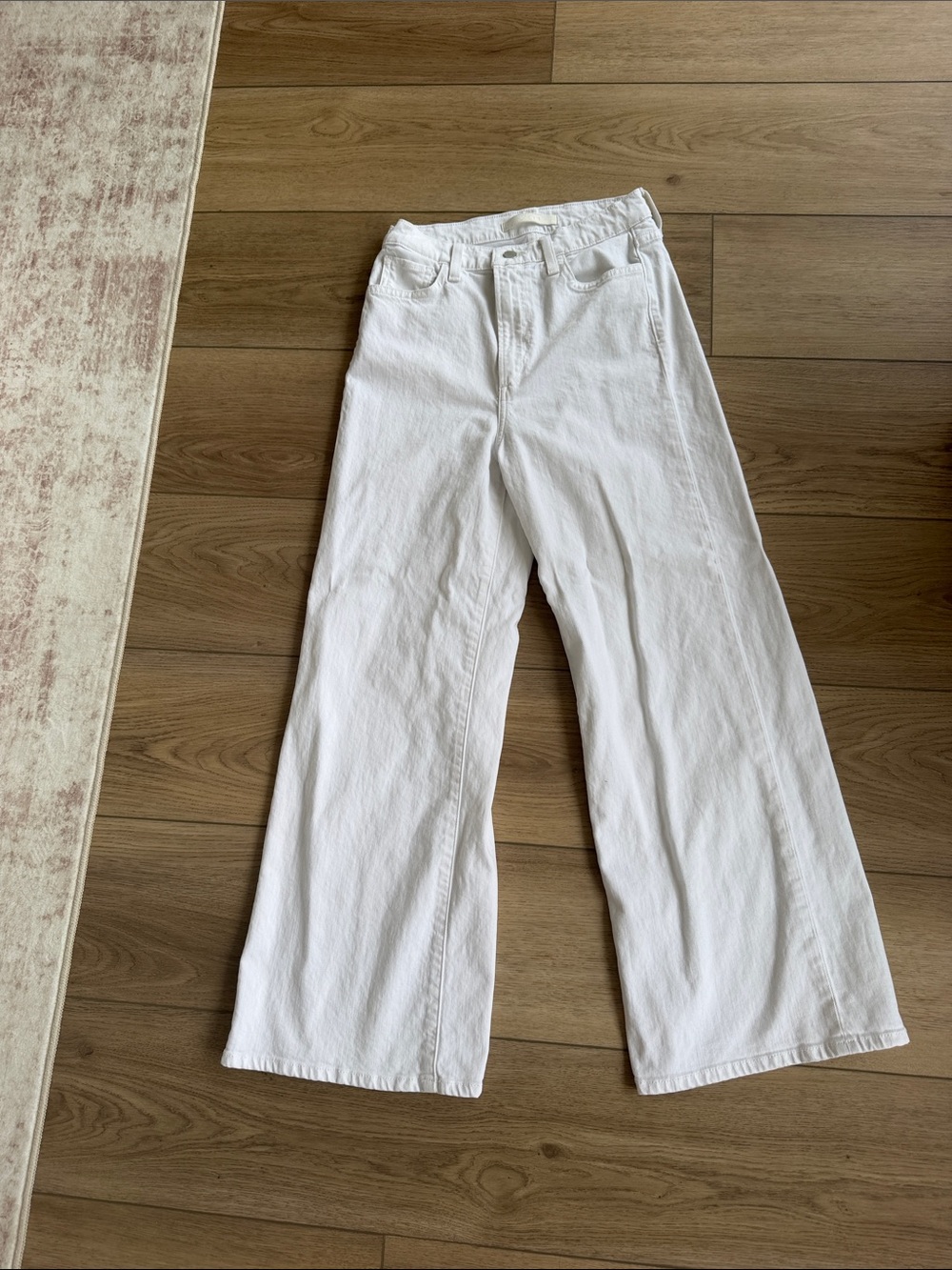 Joe's Jeans White Straight High-Rise Denim